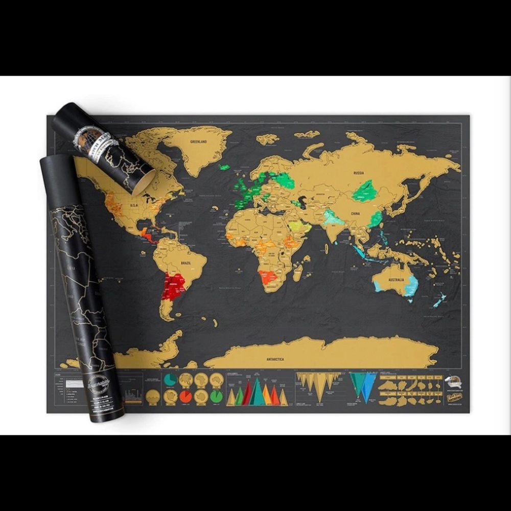 Scratch off Map | World Map | Travel Edition